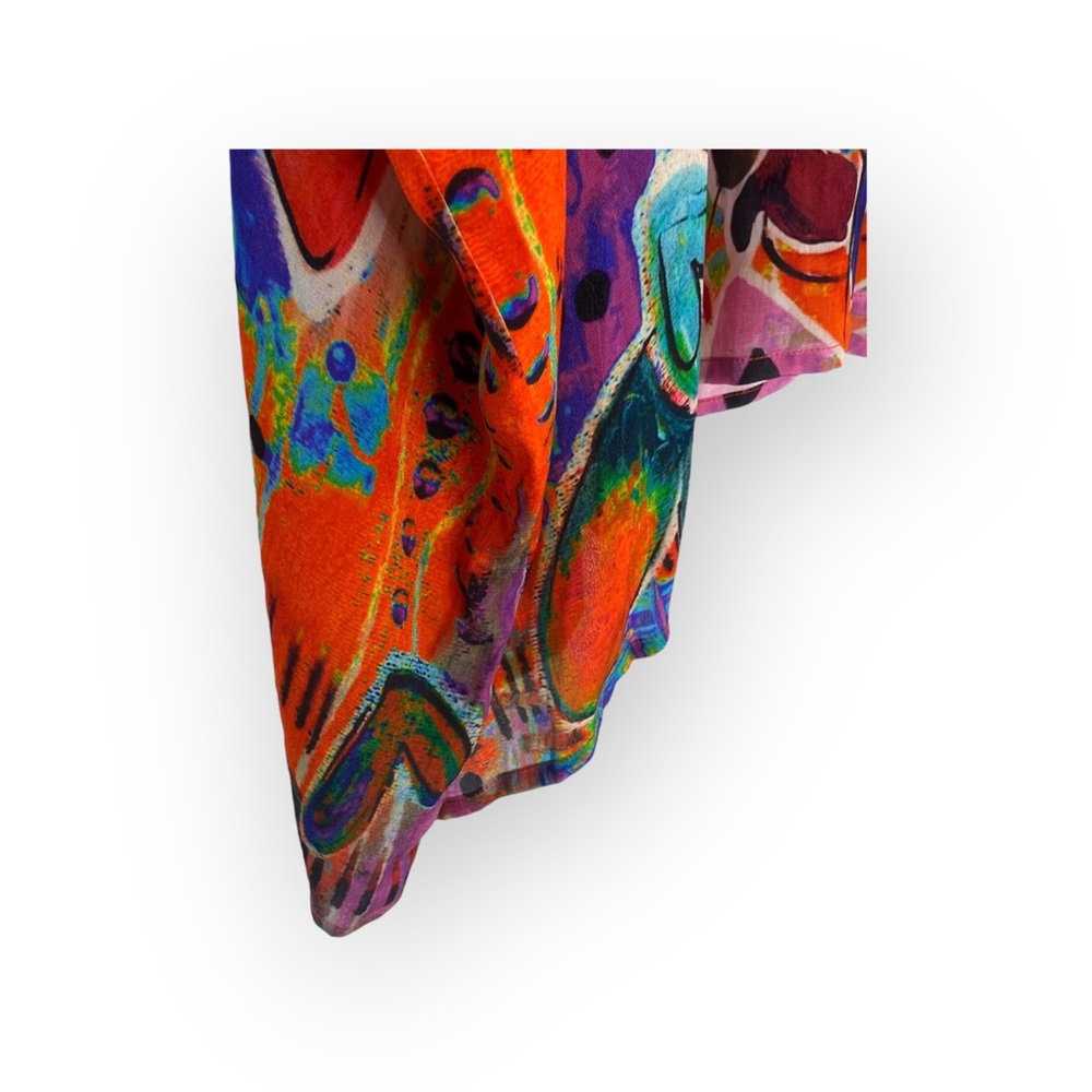 new Shahida Parides ꕥ 4Ways to Wear Silk Butterfly Kaftan ꕥ Tunic Top or Dress - Picture 7 of 17